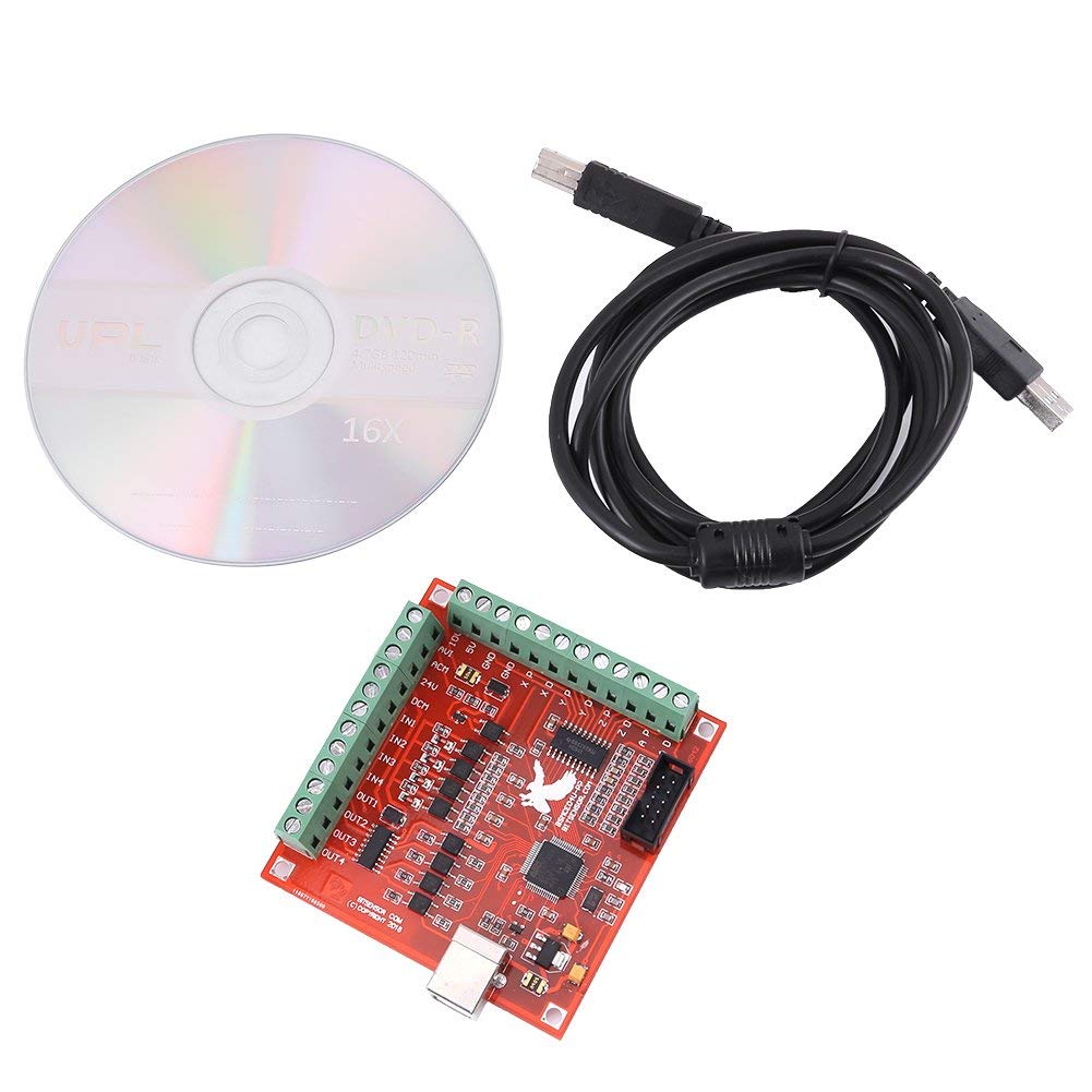 Keenso USB Motion Control Card Flying Card 4 Axis Motion Controller Card Board for CNC Engraving