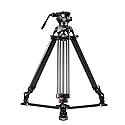 RAUBAY 69" Fluid Head Video Camera Tripod, Heavy Duty Camera Stands for Canon Nikon Sony DSLR, Camcorder, Digital Cine with Ground Spreader, Aluminium