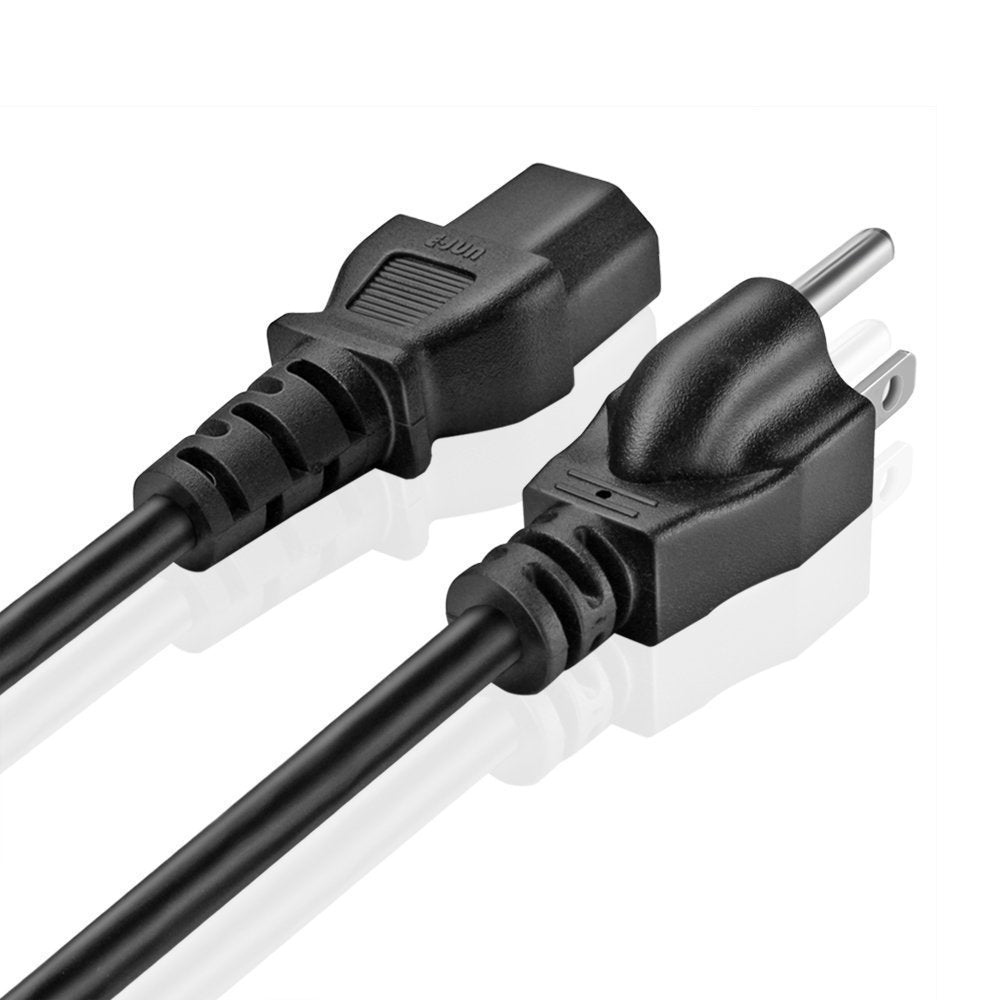 Omnihil 30 Feet AC Power Cord Compatible with iRULU P6 Video Projector LED 1280x768 HD Support 1080P Android System WiFi Home Theater Mini Cinema USB