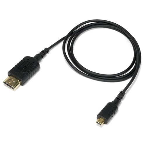 EVO Gimbals Reflex Ultra Thin & Flexible HDMI Cable for Gimbals and Camera Stabilizers - Standard HDMI to Micro HDMI - 36in Length