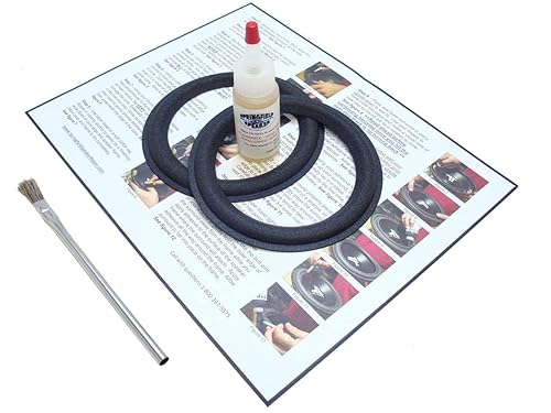Springfield Speaker Foam Surround Edge Repair Kit - 2 Speaker Kit - 5.25 Inch - Compatible with Boston Acoustics 350, 5.4 LF, 525V, 757, 504V, 750LF