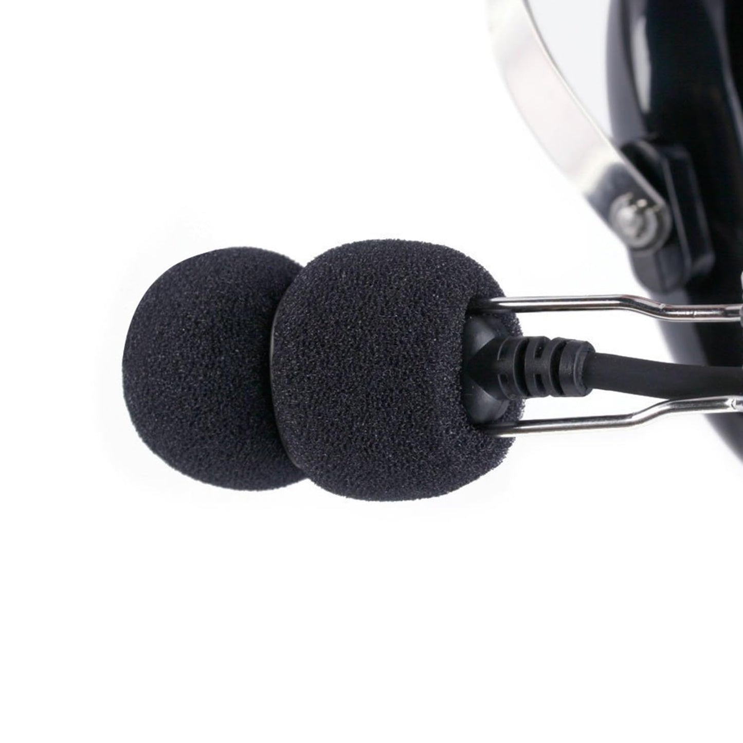 LEFXMOPHY Pop Filter for Rugged Radio Headset Mic Foam 3-Pack Microphone Windscreen