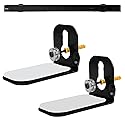 Suixing Sound Bar Mounts Universal Wall Mount Kit Mounting Bracket Compatible Most of Soundbars Wall Mount Brackets with Hardware Kit