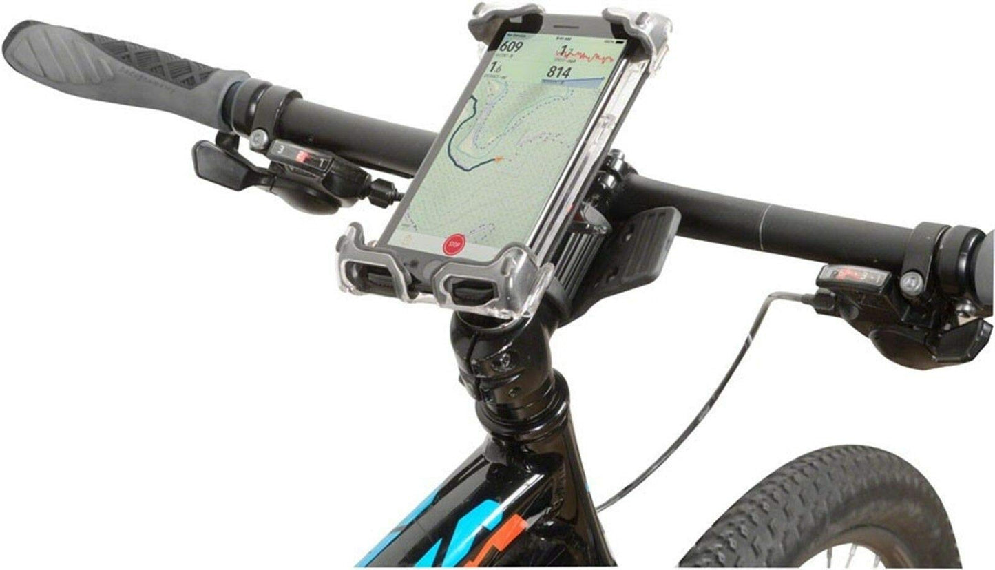 Delta Hefty Bike Phone Mount Cycle - Premium Universal Bicycle Smartphone Holder Adjusts to Any Handlebar & Fits Any Phone or iPhones - Easily