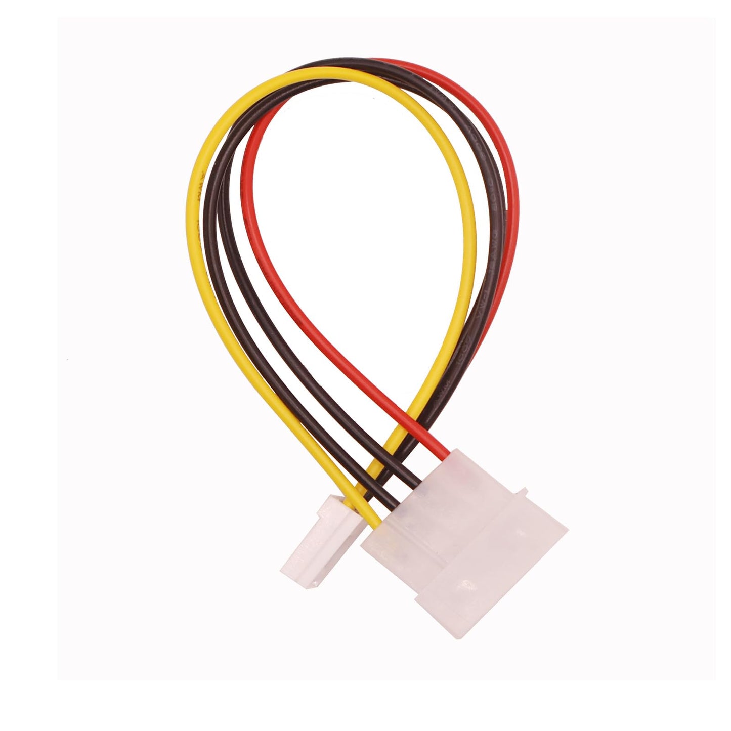 5Pcs 4 Pin Molex IDE Male to Female Power Supply Extension Cable IDE Power to Floppy Drive Adapter Interface Cable Hard Drive Convertor Cord Wire