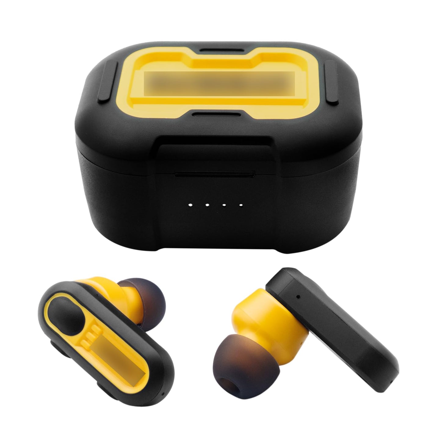 Klowcok Replacement Silicone Ear Tips for DEWALT Jobsite Pro-X1 Heavy Duty True Wireless Earbuds, Flexible Ear Cushions, 3 Pairs (S/M/L)