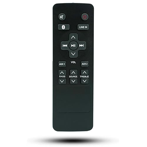Replacement Remote Control RTS7010B Control for RCA Home Theater Sound Bar RTS7010B RTS739BWS RTS7110B RTS7630B RTS796B RTS7010B-E1 Soundbar