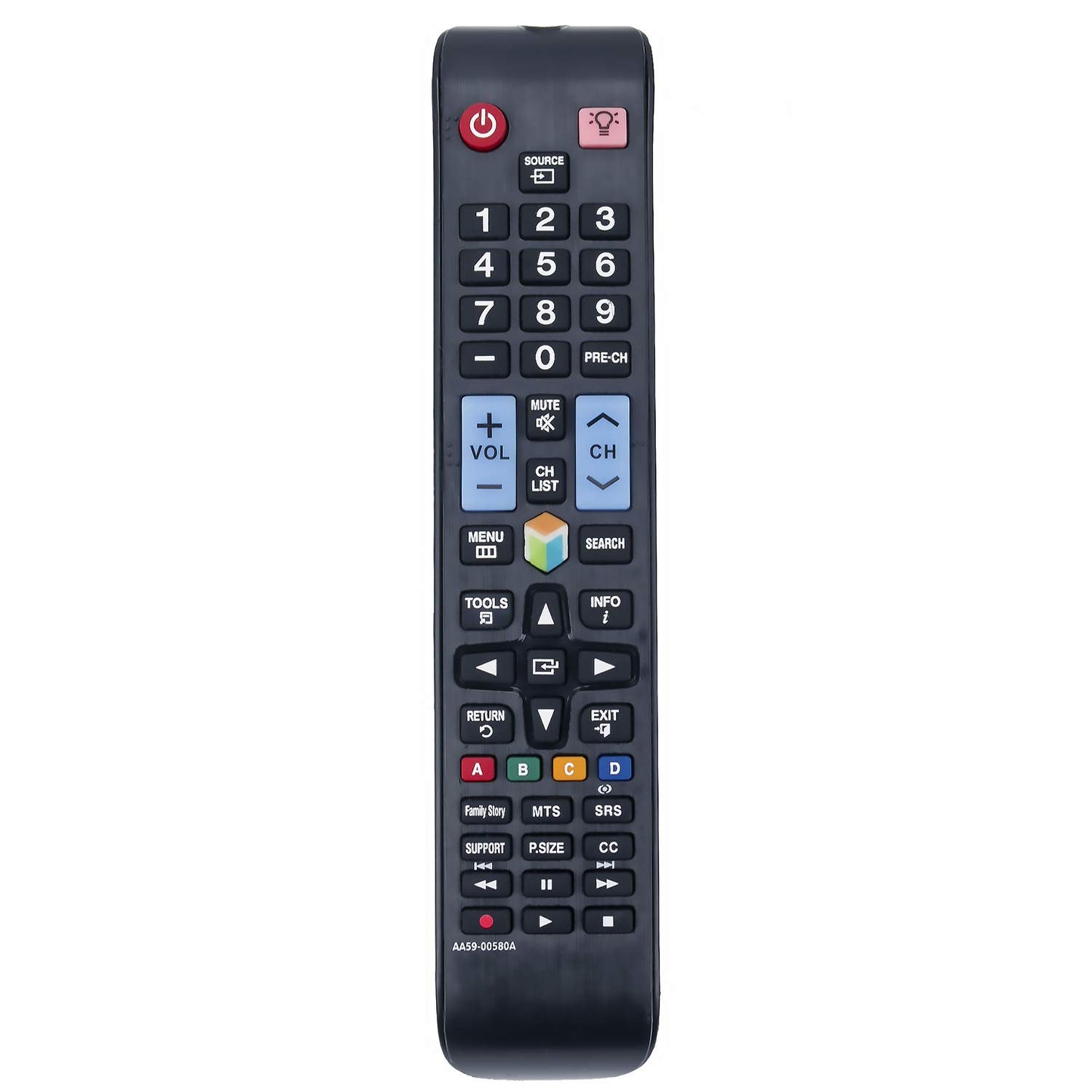 Replacement Remote AA59-00580A AA5900580A fit for Samsung Smart LED TV UN32EH5300 UN32EH5300F UN32EH5300FXZA UN39EH5300 UN39EH5300F UN39EH5300FXZA