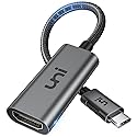 uni USB-C to HDMI Adapter 4K@60Hz, Thunderbolt 3/4 to HDMI Adapter, Type C HDMI Converter, Compatible with MacBook Pro/Air 2022, iPad Pro/Air, Surface