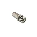 Triplett GEM BNC Twist On Connectors for RG59 PVC and RG6 TFE, Male, 50-Ohm, 10 Pack (302-4TP)