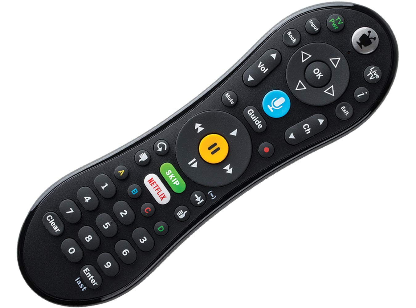 TiVo LUX Remote| Tivo Edge and TiVo Bolt, Video Streaming, Voice Command, See in The Dark Display, C00305