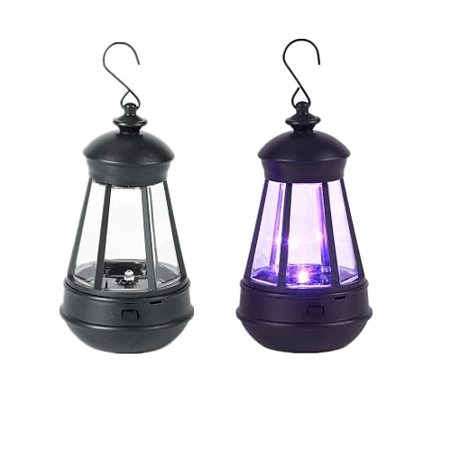 Small Hanging Solar-Lantern Lights Replacement - 2 Pack Waterproof Mini Solar Lanterns Outdoor Replacement Part for Garden Patio Decorative Lighting