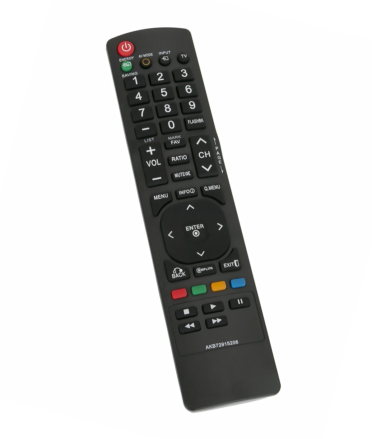 AKB72915206 Replaced Remote fit for LG TV 55LD520UAAUSWLUR 32LD450 47LD450 26LE5300 55LD520 19LD350 19LD350UB 19LE5300 22LD350 32LD320H 32LD325H
