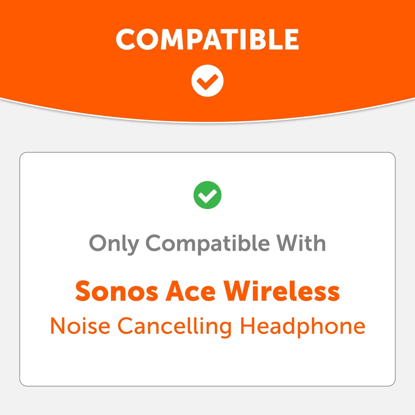 WC SweatZ Ace - Patented Earpad Sweat Covers for Sonos Ace Wireless Noise Cancelling Headphones by Wicked Cushions | Sweatproof & Easily Washable |
