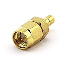 DGZZI 2-Pack RF Coaxial Adapter SMA to SMB Coax Jack Connector SMA Male to SMB Male