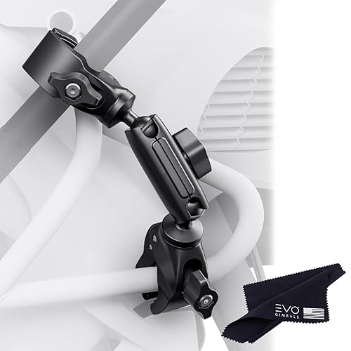 Insta360 Motorcycle Selfie Stick Support Clamp, Compatibale X5/X4/X3/X2, GO Ultra/GO 3S/GO 3/GO 2, Ace/ACE PRO 2, ONE RS (Twin/4K)/ONE R