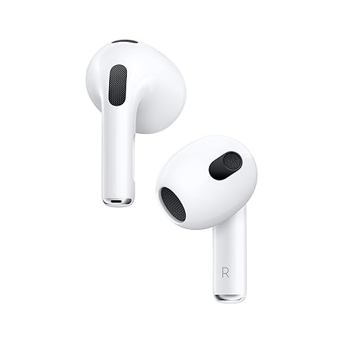 Apple AirPods (3rd Generation) Wireless Earbuds with MagSafe Charging Case. Spatial Audio, Sweat and Water Resistant, Up to 30 Hours of Battery Life.…
