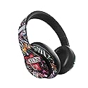 MightySkins Carbon Fiber Skin Compatible with Beats Studio Pro - Old School Tattoo | Protective, Durable Textured Carbon Fiber Finish | Easy to Apply