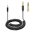 QC45 Coiled Audio Cable Compatible with Bose QuietComfort, QuietComfort Ultra, QC45, QC35, QC35 II, QC25, NC700, OE2, Soundlink, SoundTrue…