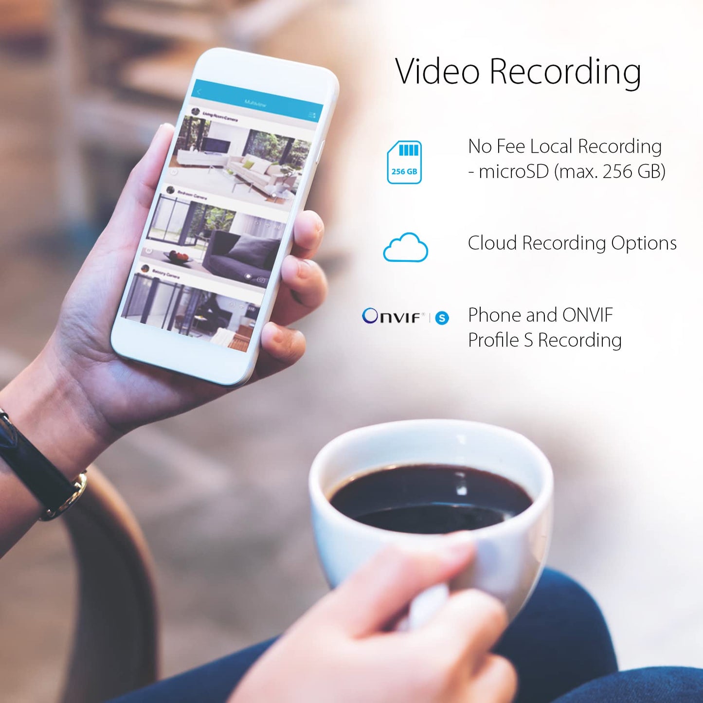 D-Link Pro Series Compact Full HD Pro Wi-Fi Camera w/Full HD 1080p Resolution, Sound & Motion Detection, 2-Way Audio, Cloud & Local Recording, Night