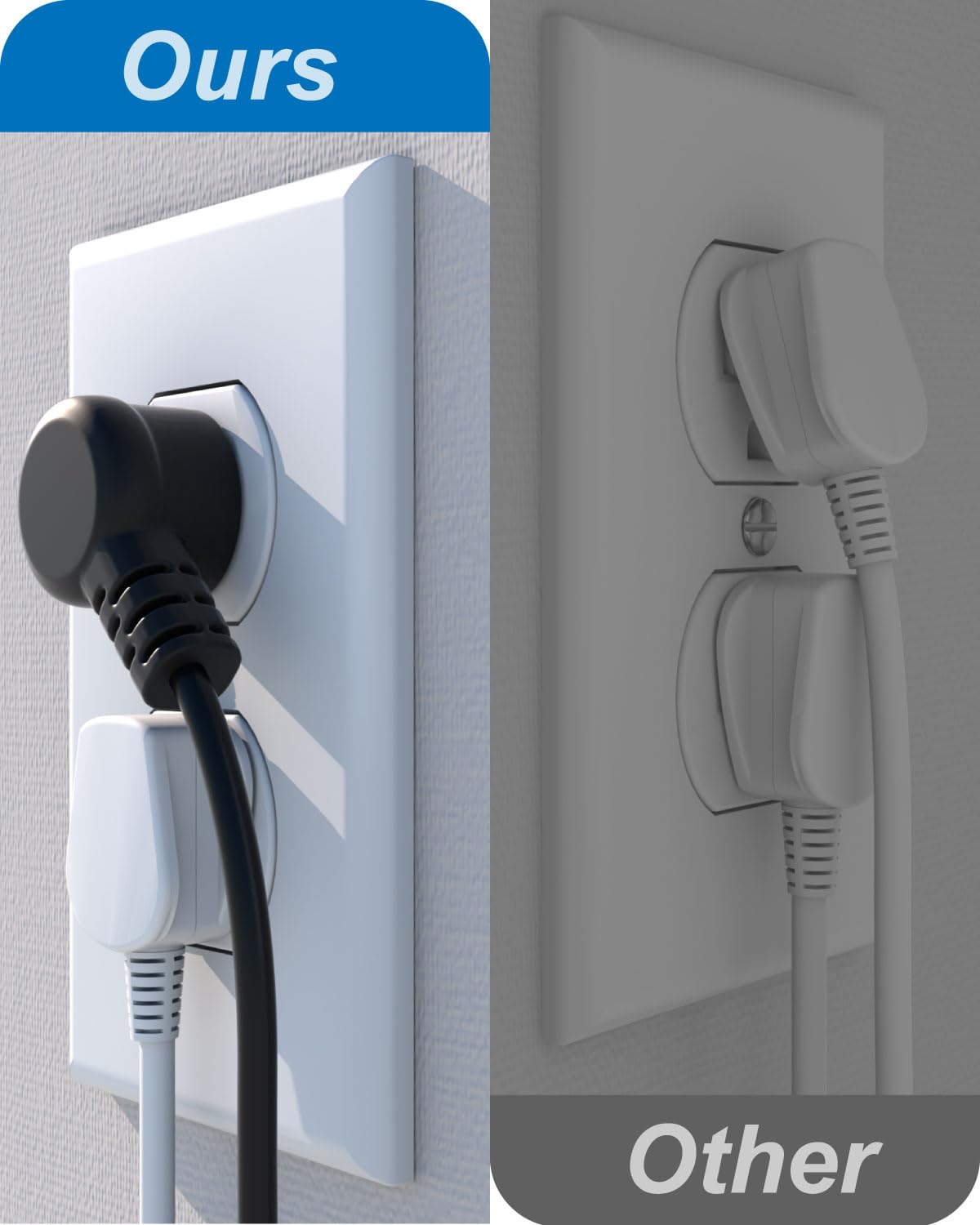 VIPWELL Recessed Power Strip Extension - 10 Outlet Surge Protector with 6 AC - 2 USB-A?18W? and 2 USB-C?PD20W? Ports - Flush Mount Desk Outlet with 6