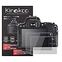 kinokoo Tempered Glass Film for Canon EOS 200D/EOS Rebel SL2/250D/Rebel SL3/200D II Crystal Clear Film Canon 200D 250D Screen Protector
