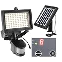 SUNLONG Solar Motion Lights Outdoor Waterproof Motion Sensor Outdoor Lights Digital Adjustable PIR Security Lighting for Front Door Patio Deck Pathway