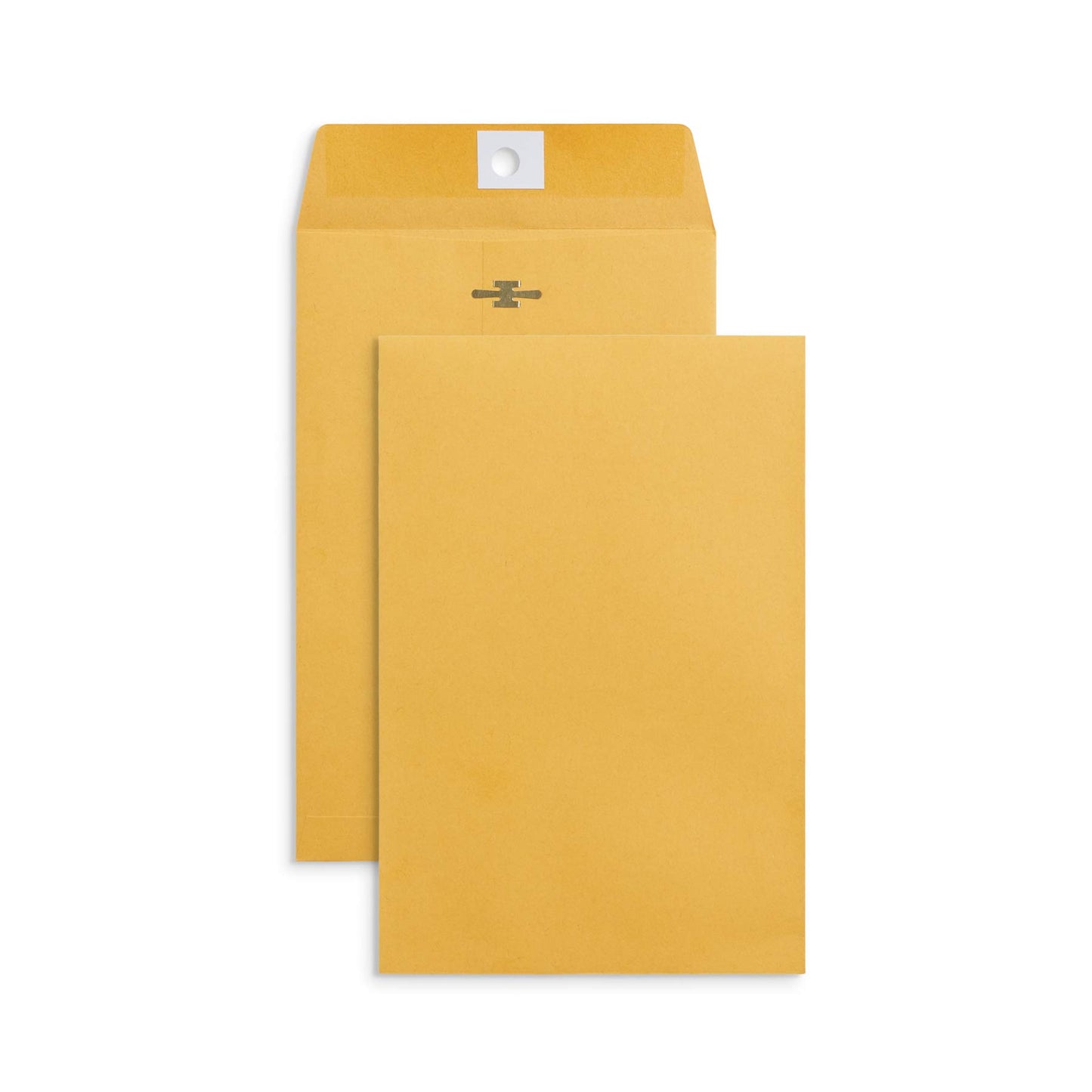 Blue Summit Supplies 100 6" x 9" Kraft Clasp Envelopes, Gummed Seal