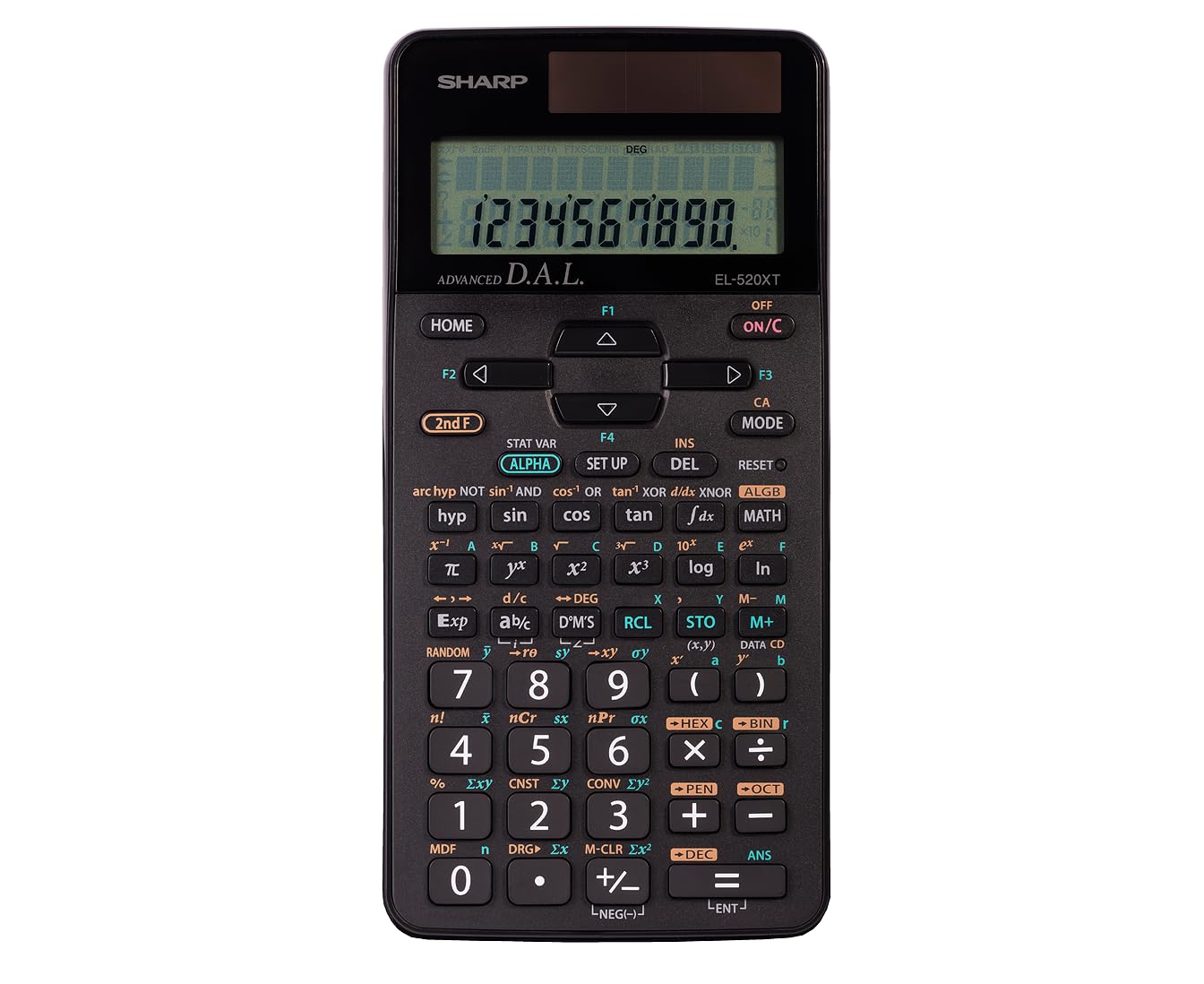 SHARP EL520XTBK 12-Digit Scientific Calculator with 420 Functions