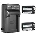 Kastar 2-Pack BP-930G Battery and AC Wall Charger Replacement for Canon ES8000V ES8100V ES8200V ES8400V ES8600 GL1 GL-1 DM-GL1 GL2 GL-2 DM-GL2 UC-X40