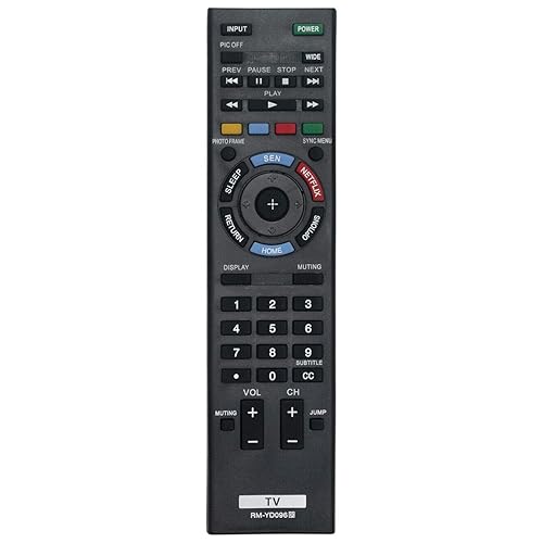 RM-YD096 Replace Remote Control for Sony TV Bravia KDL-60R520A KDL-40EX645 KDL-46EX640
