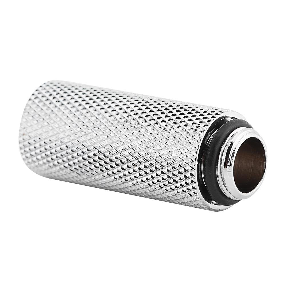 Ciglow 2pcs Water Cooling Tube Fittings, G1/4 Male to Female Extender, 7mm, Desktop Computer Compatible