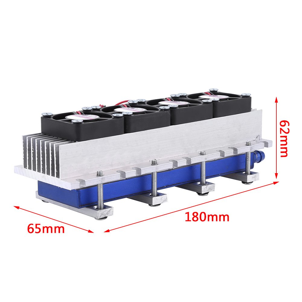 Peltier Module DIY Thermoelectric Cooler Refrigeration Air Cooling Device 4-Chip TEC1-12706 12V 288W Peltier Cooler Semiconductor Water Chiller TEC