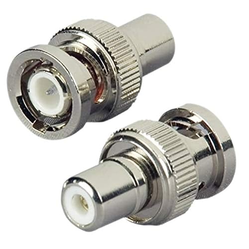 RCA female plug to BNC male jack adapters (pack of 10)