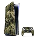 MightySkins Gaming Skin for PS5 / Playstation 5 Bundle - Viper Woodland | Protective Viny wrap | Easy to Apply and Change Style | Made in The USA