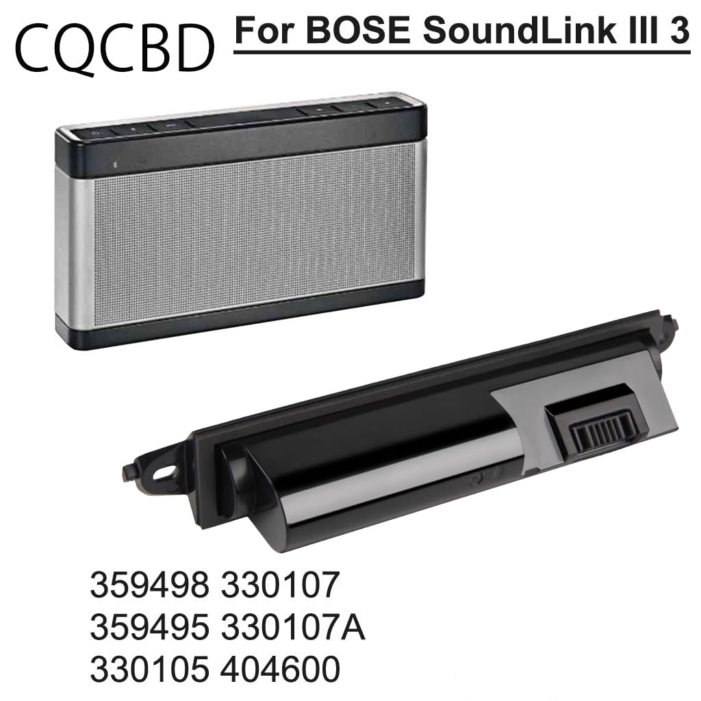 CQCBD 359495 Battery for Bose SoundLink III 359498 330107 330107A 359495 330105 330105A Soundlink Bluetooth Mobile Speaker II 404600 404800 404900