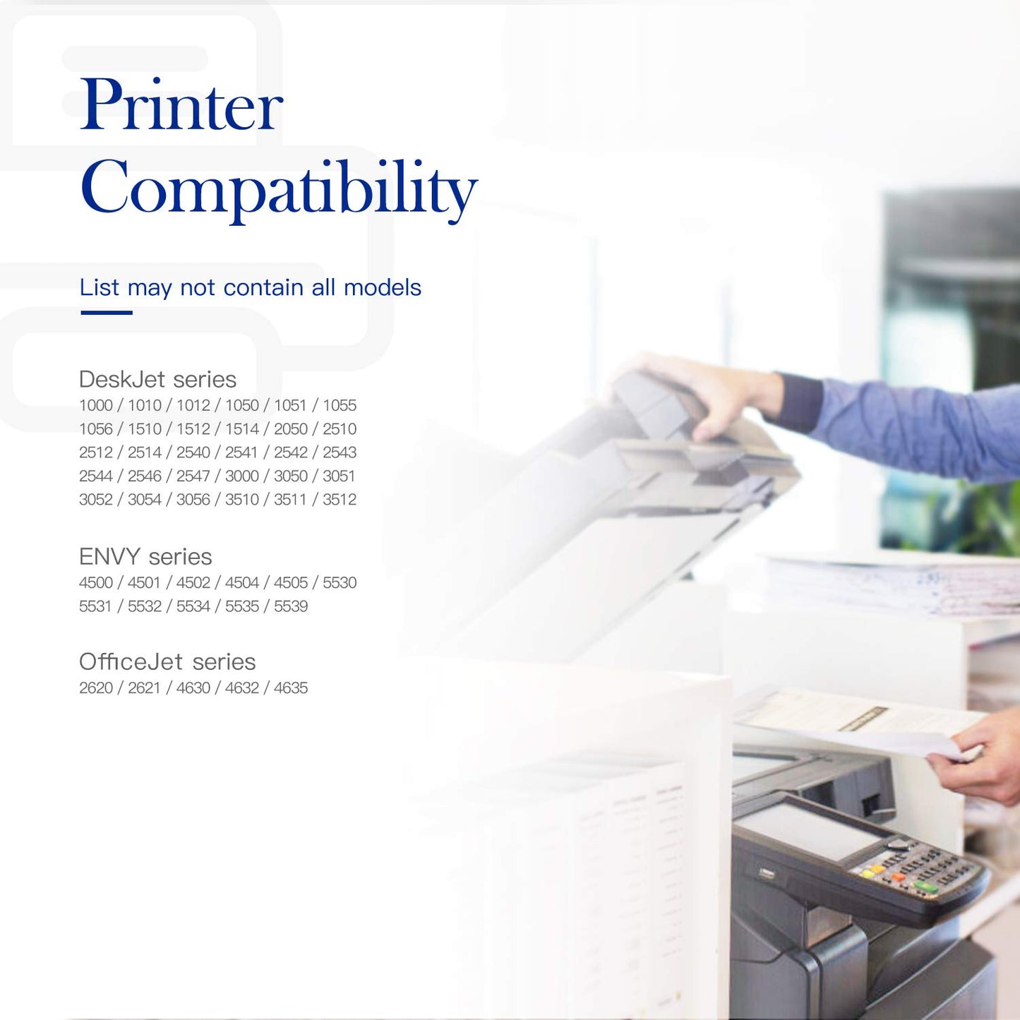 Valuetoner Remanufactured Ink Cartridge Replacement for HP 61XL 61 XL High Yield Used in Envy 4500 5530, Deskjet 2540 1510 1000 1010, Officejet 4630
