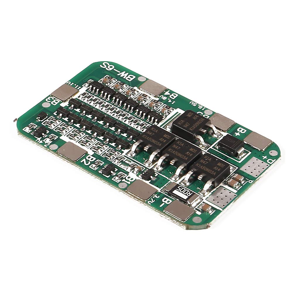 ACEIRMC 2pcs 6S 15A 24V Battery Protection Board for Li-ion Lithium 18650 Battery BMS Packs PCB Protection Board Integrated Circuits