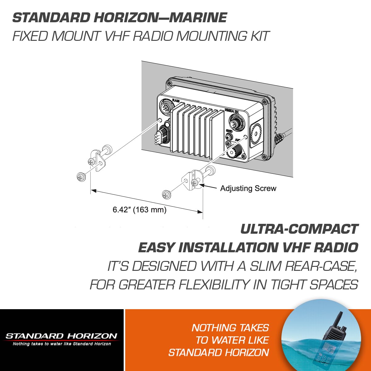 Standard Horizon MMB-97 Flush Mount Kit for Explorer GX1600/GX1700