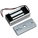 HFeng Electric 60KG Magnetic Lock DC12V Mini Electromagnetic Lock Cabinet Door Access Control System kit 130lbs Holding Force