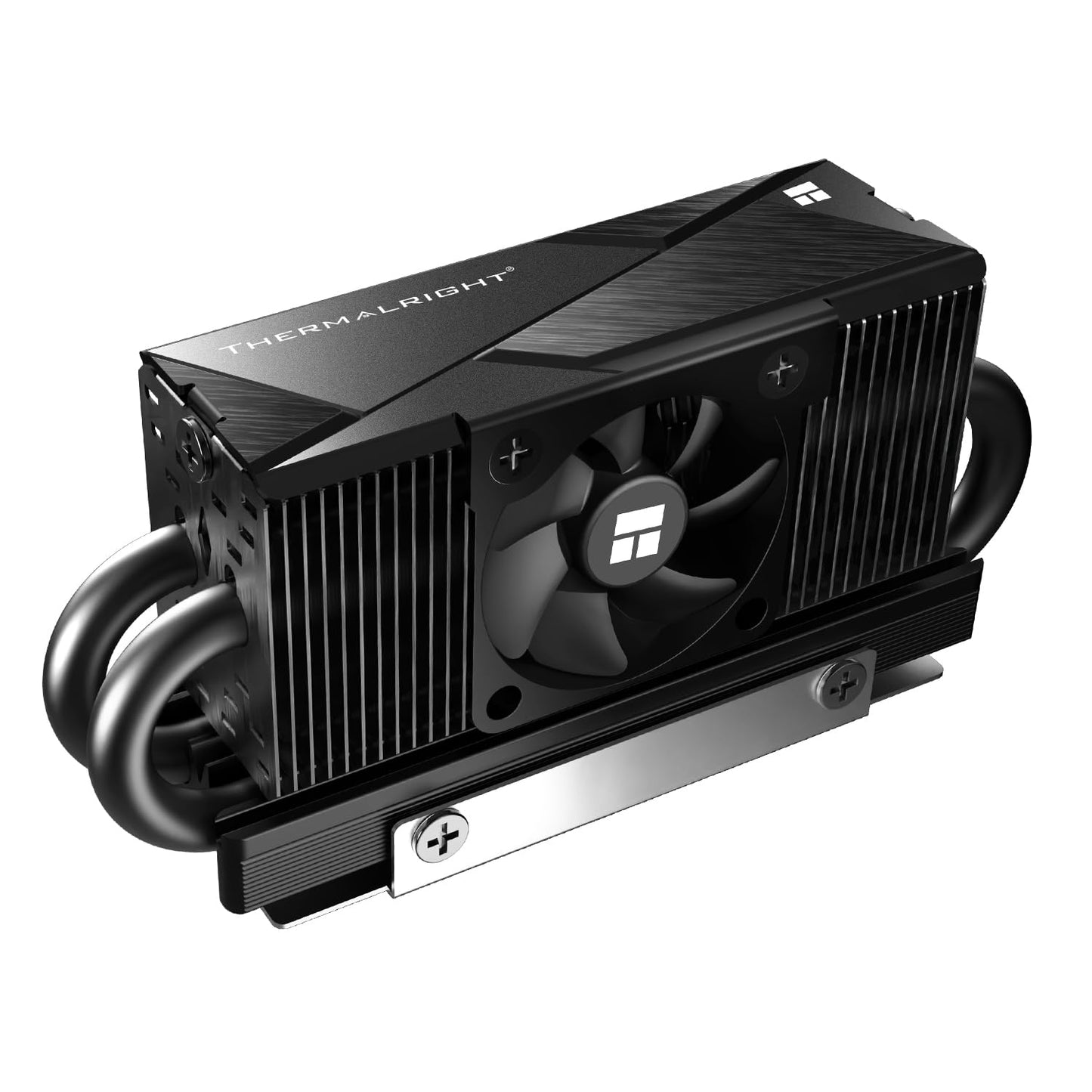 Thermalrlght HR10 2280 PRO Black SSD Heatsink Cooler,Double-Sided Heat Sink,with 4×5mm Heatpipes AGHP Tochnology,with Thermal Silicone Pad for M.2
