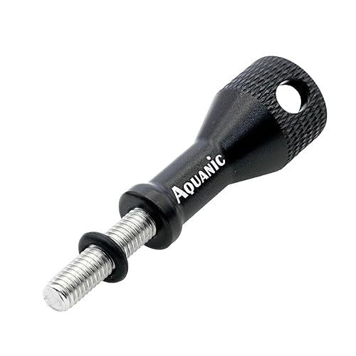Aquanic Aluminum Alloy Thumbscrew, Camera Replacement Thumb Screw Bolt with Spacer for Gopro Hero 13/12/11/10/9/8/7/6/5/4/3+, DJI Osmo, Insta 360