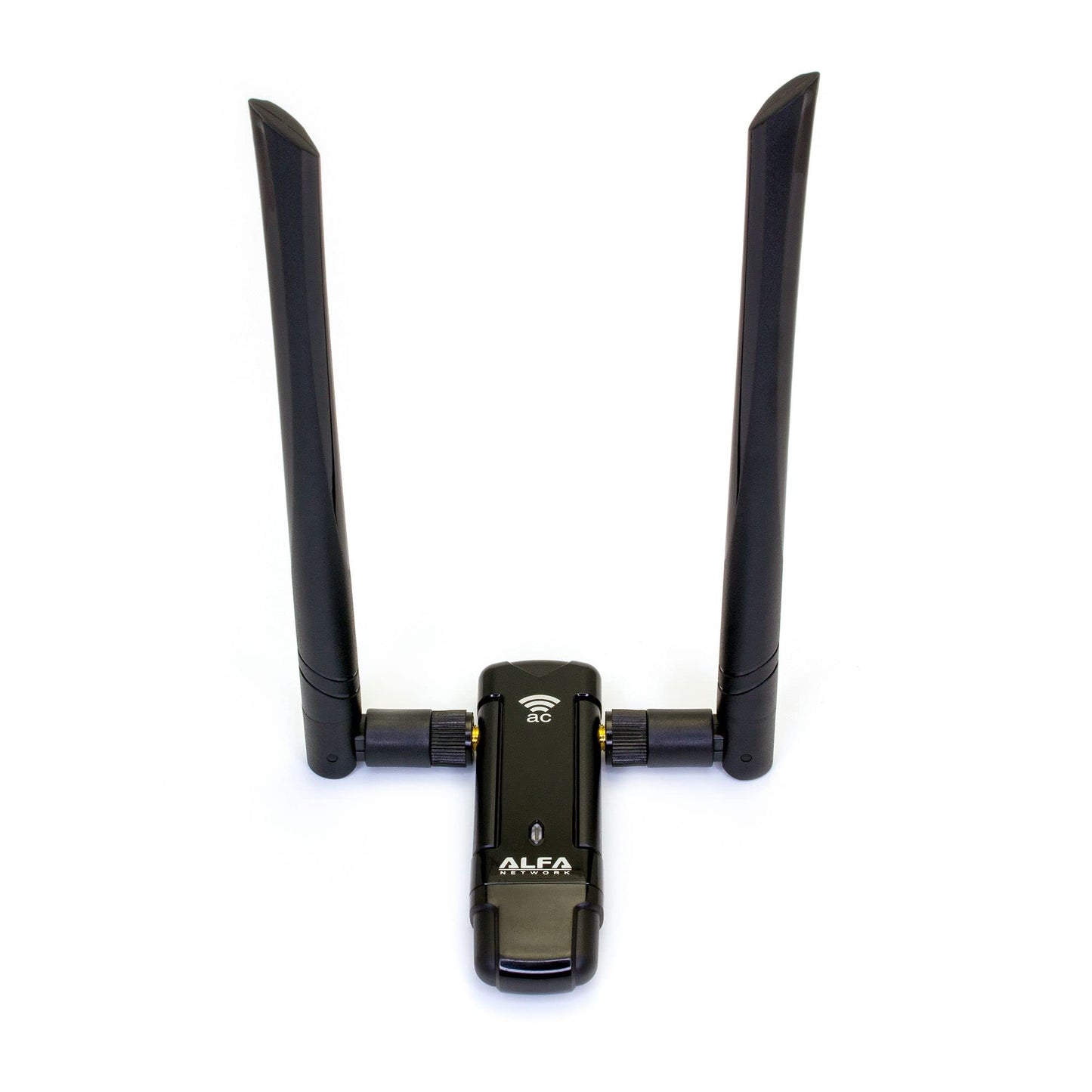 Alfa Long-Range Dual-Band AC1200 Wireless USB 3.0 Wi-Fi Adapter w/2x 5dBi External Antennas - 2.4GHz 300Mbps / 5Ghz 867Mbps - 802.11ac & A, B, G, N