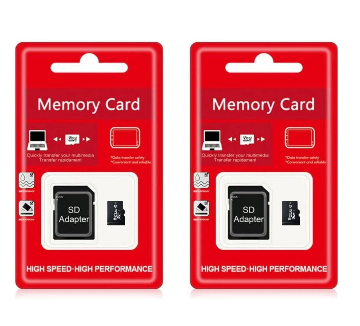 64GB TF Memory Card Ultra High Speed SD TF Card with Adapter for Camera Computer Tablet Mobile Phone Drone