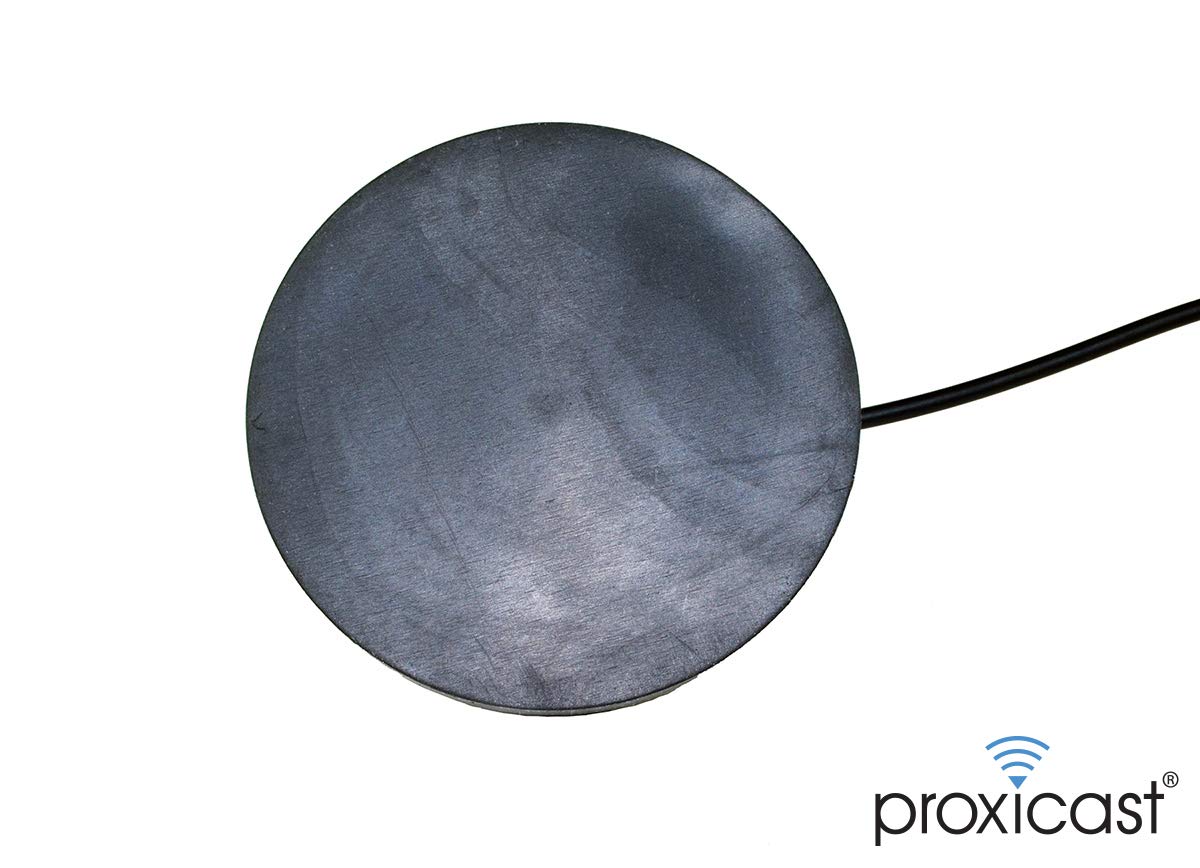 Proxicast Premium Extra Large 3-Inch SMA to TS9 Magnetic Base Stand - 6.5 Foot Coax Cable Lead - Convert SMA Antennas to TS9 Mag Mount for Connection