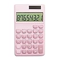 Basic Standard Calculators Small Digital Desktop Calculator with 8-Digit LCD Display, Battery Solar Power Smart Calculator Children's School Adult