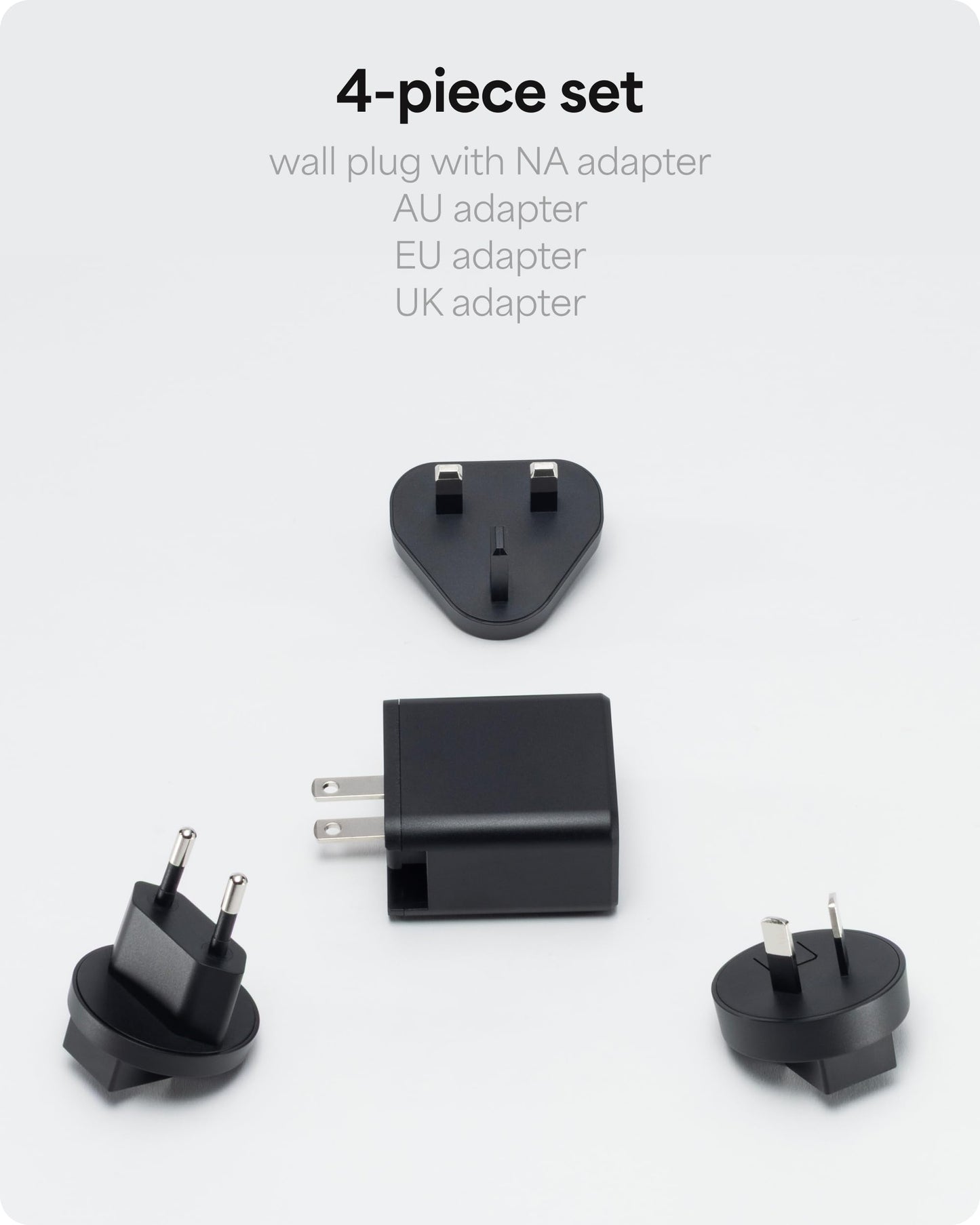 Mophie Speedport 40 Travel USB-C GaN Charger - 40W European Travel Plug Adapter for Phones, Tablets, Laptops, International Power Adapter with UK EU