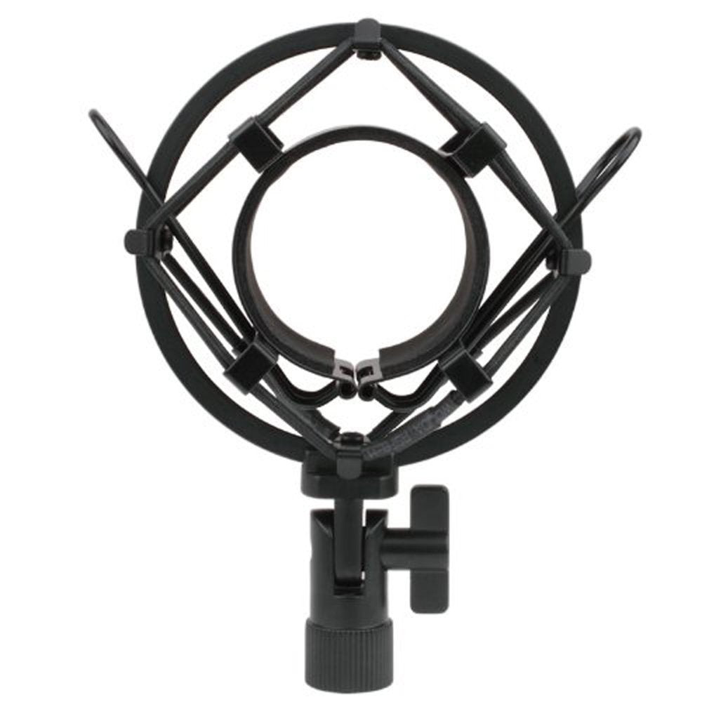 ZRAMO TH106 Black Spider Universal Microphone Shock Mount Holder Adapter Clamp Clip 48-51MM Large Diameter Studio Condenser Mic Anti-Vibration Mic