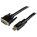 StarTech.com 15m HDMI to DVI-D Cable - M/M - 15m DVI-D to HDMI - DVI-D to HDMI - HDMI to DVI Converters