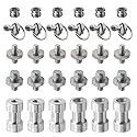 XINMEIWEN 30Pack Camera Screw Set 1/4 Inch and 3/8 Inch Threaded Screws Adapter Hot Shoe Adapter Mount Set for Camera/Tripod/Mono-pod/Light Stand